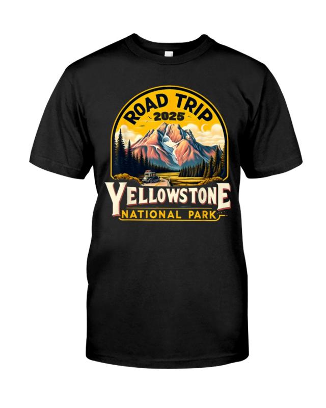 Funny Road Trip Yellowstone National Park Vacation Classic T-Shirt