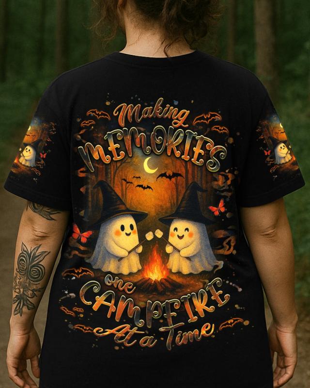 MAKING MEMORIES ONE CAMPFIRE AT A TIME HALLOWEEN AOP Shirts