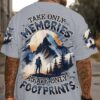 TAKE ONLY MEMORIES LEAVE ONLY FOOTPRINTS ALL OVER PRINT Shirt
