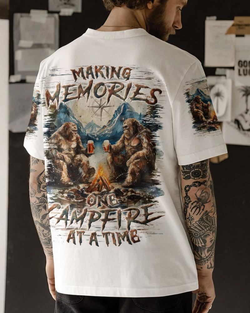 MAKING MEMORIES ONE CAMPFIRE AT A TIME BIGFOOT AOP Shirt